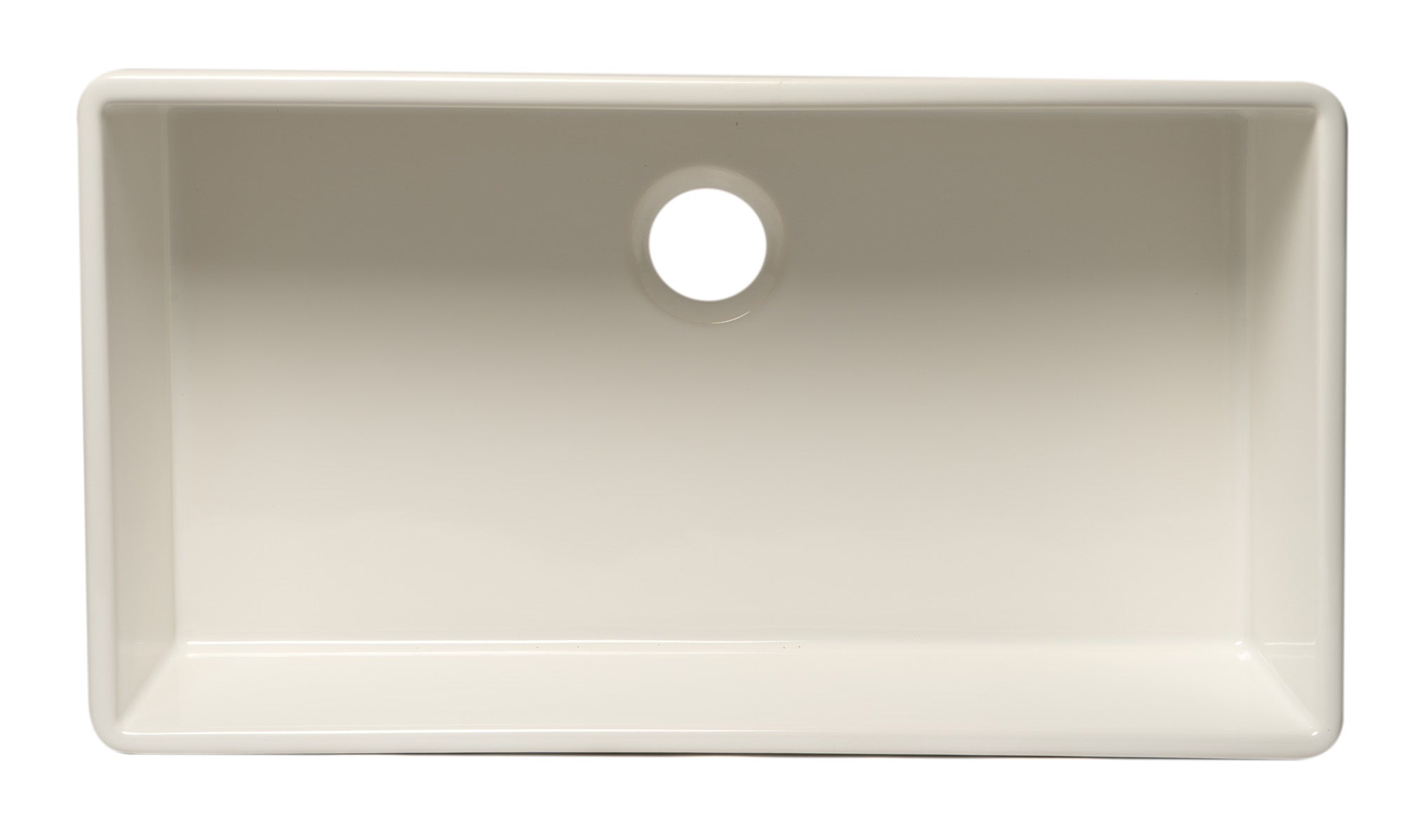 ALFI Brand - White 36" Smooth Apron Single Bowl Fireclay Farm Sink | AB536-W ALFI Brand - White 36" Smooth Apron Single Bowl Fireclay Farm Sink | AB536-W