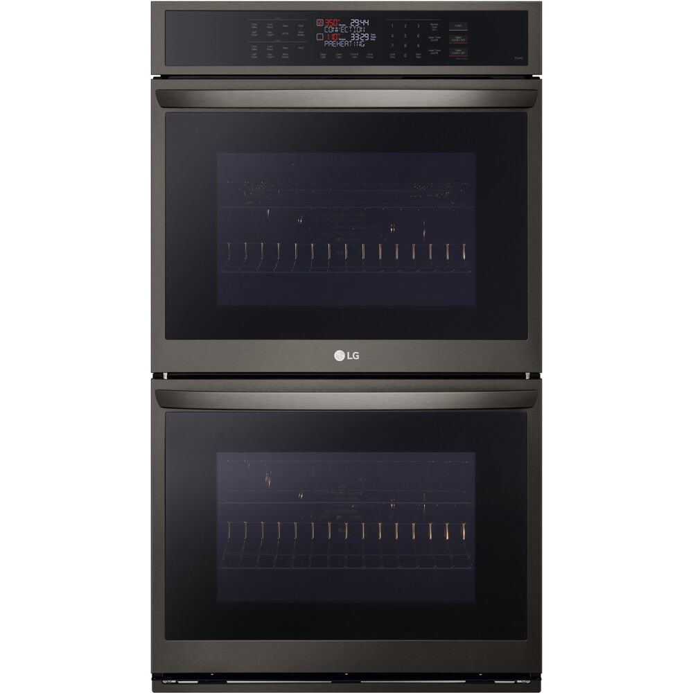 LG - 9.4 CF / 30" Smart Double Wall Oven with Fan Convection, Air Fry - Electric Wall Ovens - WDEP9423D LG - 9.4 CF / 30" Smart Double Wall Oven with Fan Convection, Air Fry - Electric Wall Ovens - WDEP9423D