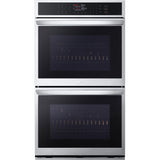 LG - 9.4 CF / 30" Smart Double Wall Oven with Fan Convection, Air Fry - Electric Wall Ovens - WDEP9423F LG - 9.4 CF / 30" Smart Double Wall Oven with Fan Convection, Air Fry - Electric Wall Ovens - WDEP9423F