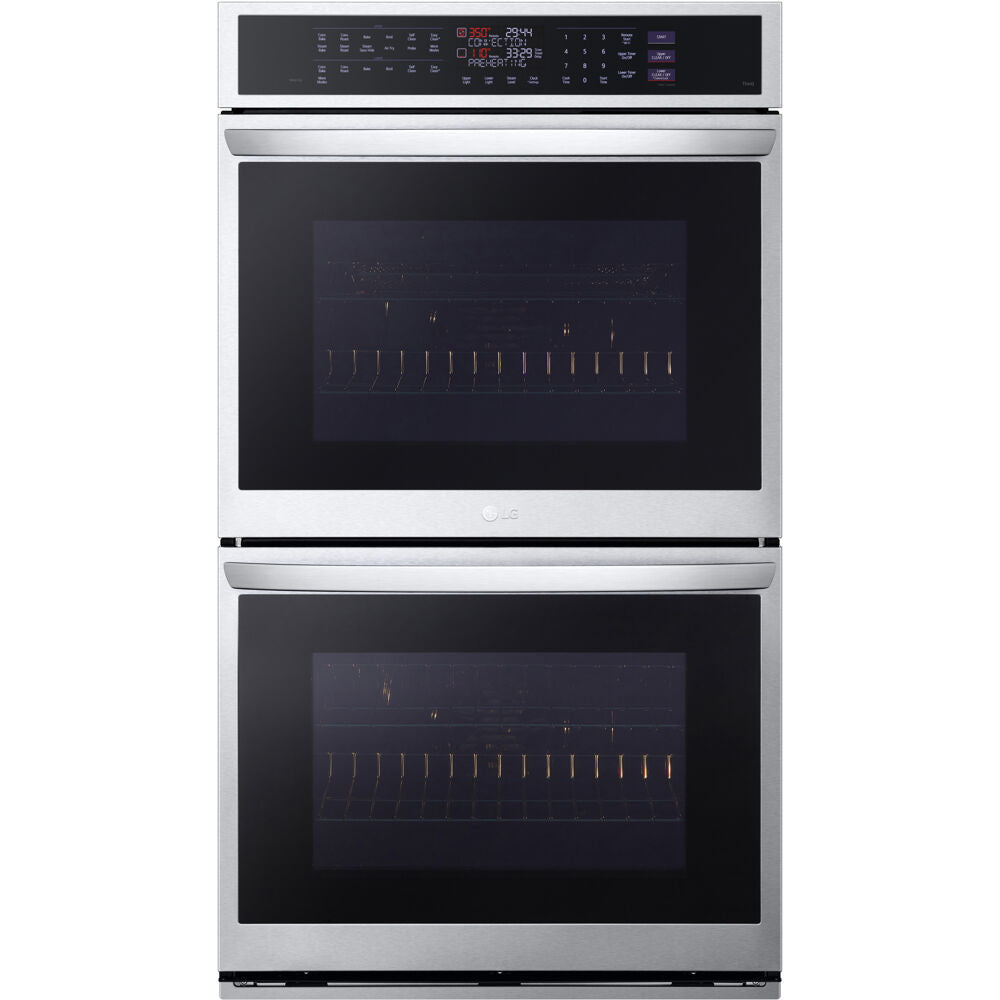 LG - 9.4 CF / 30" Smart Double Wall Oven with True Convection, InstaView - Electric Wall Ovens - WDEP9427F LG - 9.4 CF / 30" Smart Double Wall Oven with True Convection, InstaView - Electric Wall Ovens - WDEP9427F