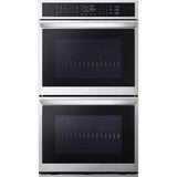LG - 9.4 CF / 30" Smart Double Wall Oven with True Convection, InstaView - Electric Wall Ovens - WDEP9427F LG - 9.4 CF / 30" Smart Double Wall Oven with True Convection, InstaView - Electric Wall Ovens - WDEP9427F