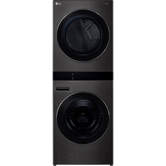 LG - 5.0 CF / 7.4 CF Electric Washtower with Center Control, ezDispenseLaundry Centers - WKEX300HBA