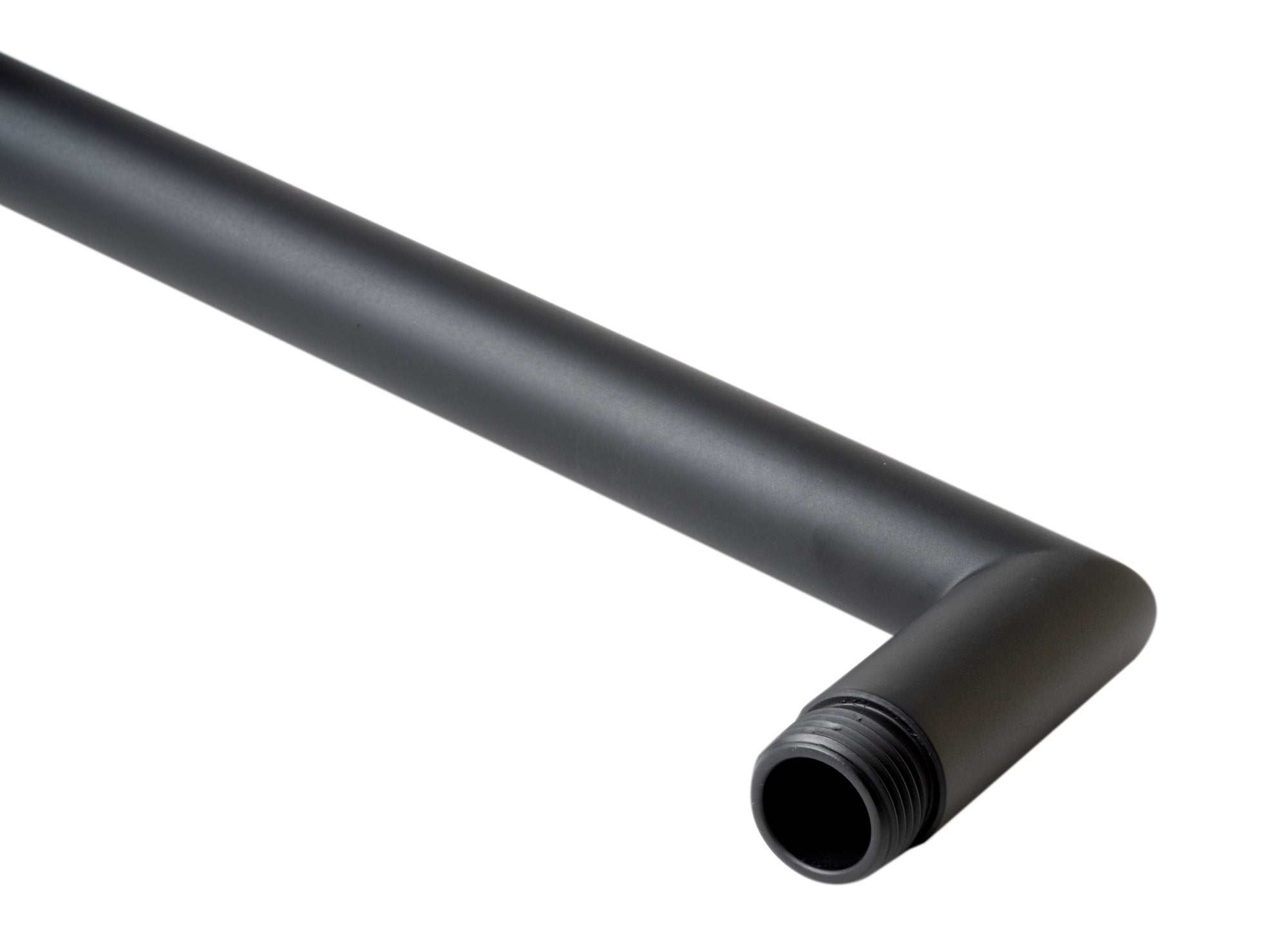 ALFI Brand - Black Matte 16" Round Wall Shower Arm | ABSA16R-BM ALFI Brand - Black Matte 16" Round Wall Shower Arm | ABSA16R-BM