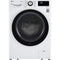 LG - 2.4 cu.ft. Smart wi-fi Enabled Compact Front Load Washer with Built-In Intelligence | WM1455HWA