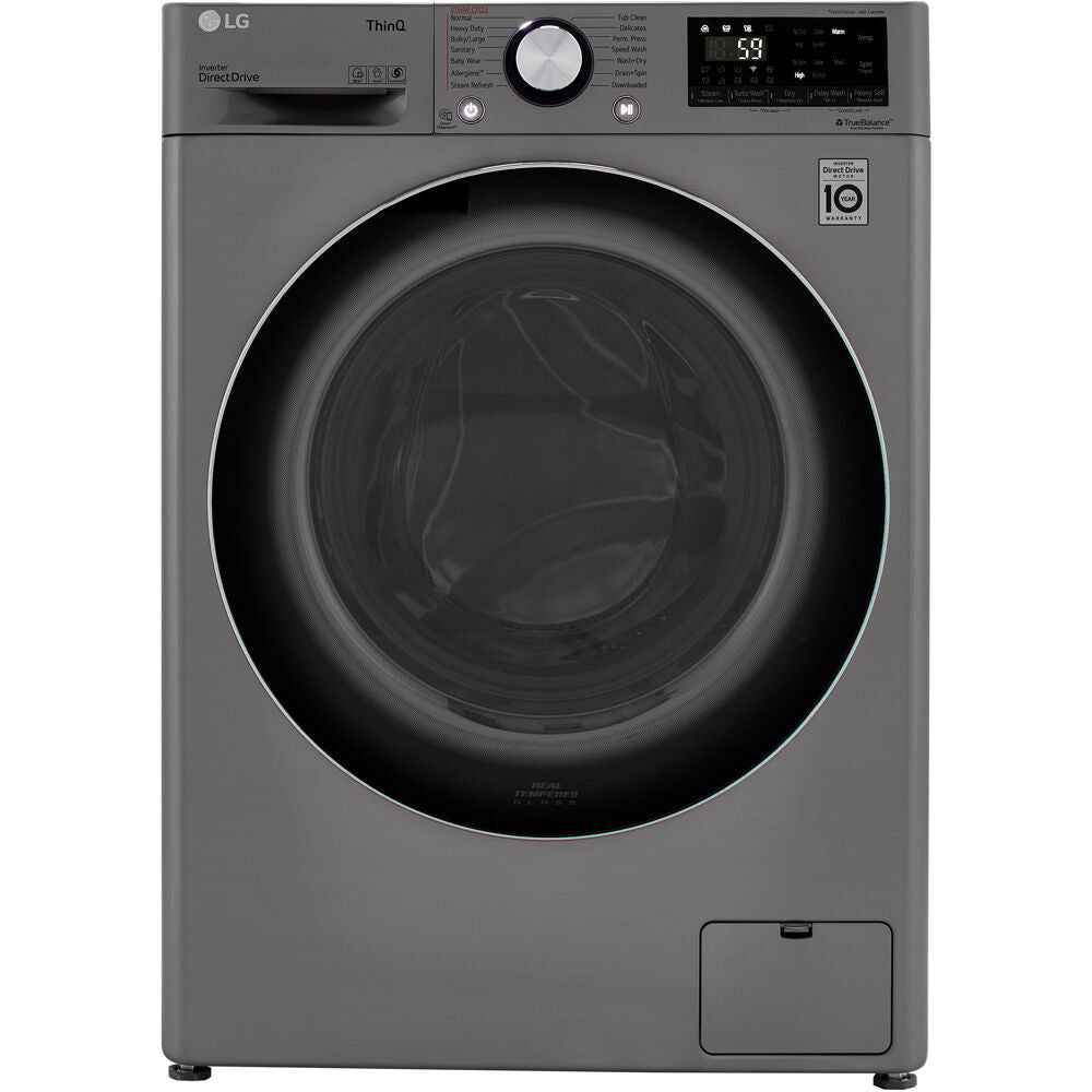 LG 2.3 CF / 24" Compact All-In-One Washer/Dryer, Ventless, ThinQ - Graphite WM3555HVA LG 2.3 CF / 24" Compact All-In-One Washer/Dryer, Ventless, ThinQ - Graphite WM3555HVA