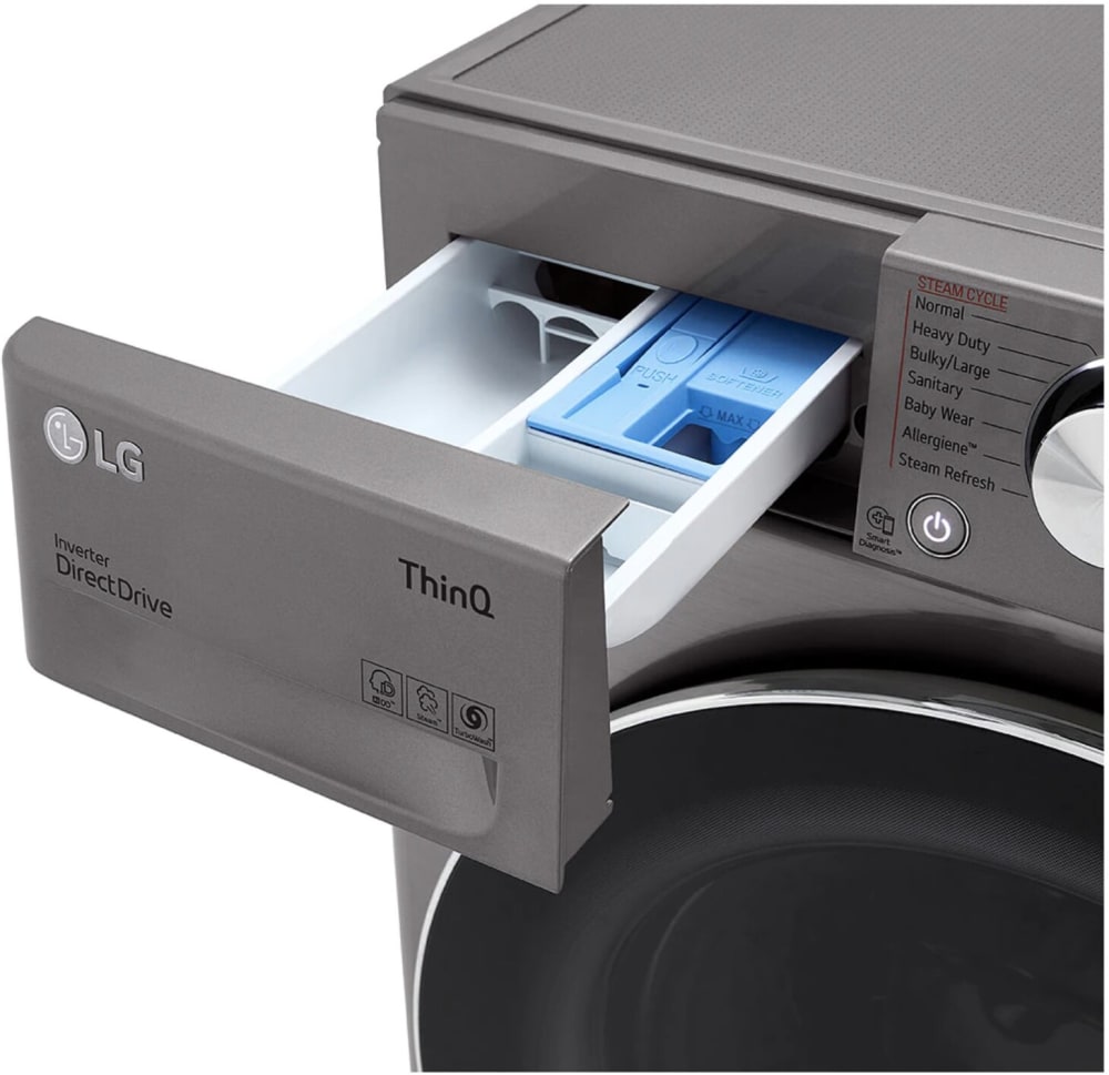 LG 2.3 CF / 24" Compact All-In-One Washer/Dryer, Ventless, ThinQ - Graphite WM3555HVA LG 2.3 CF / 24" Compact All-In-One Washer/Dryer, Ventless, ThinQ - Graphite WM3555HVA