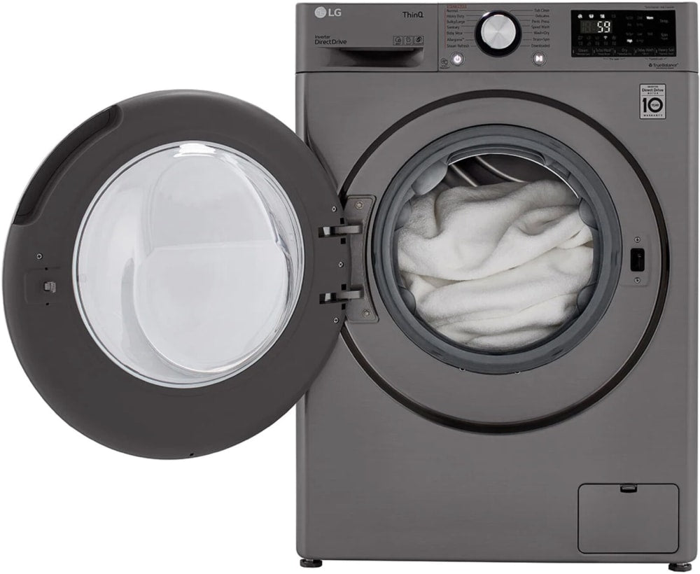 LG 2.3 CF / 24" Compact All-In-One Washer/Dryer, Ventless, ThinQ - Graphite WM3555HVA LG 2.3 CF / 24" Compact All-In-One Washer/Dryer, Ventless, ThinQ - Graphite WM3555HVA