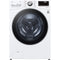 LG - 27 in. 5.0 cu. ft. Mega Capacity White Smart Front Load Washing Machine with TurboWash360, Steam | WM4200HWA
