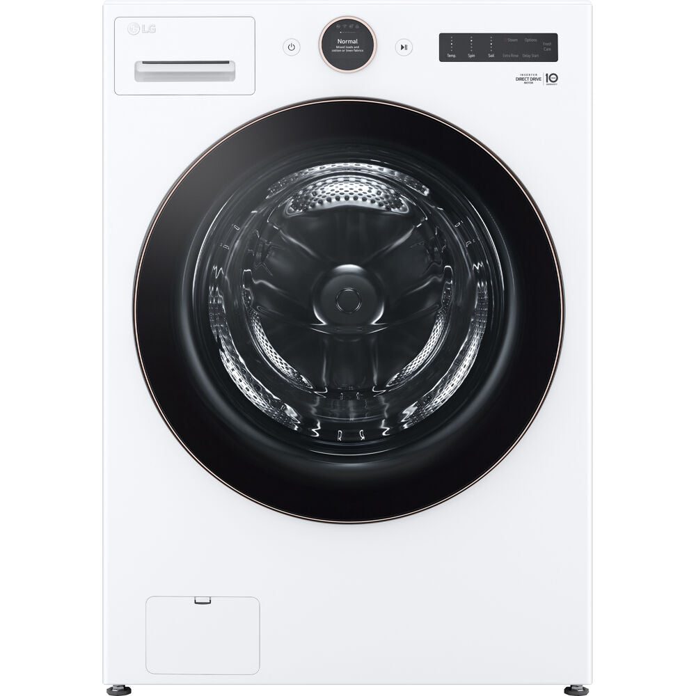 LG - 5.0 CF Ultra Large Capacity Front Load Washer, TurboWash360, Steam, WifiWash Machines - WM6500HWA LG - 5.0 CF Ultra Large Capacity Front Load Washer, TurboWash360, Steam, WifiWash Machines - WM6500HWA