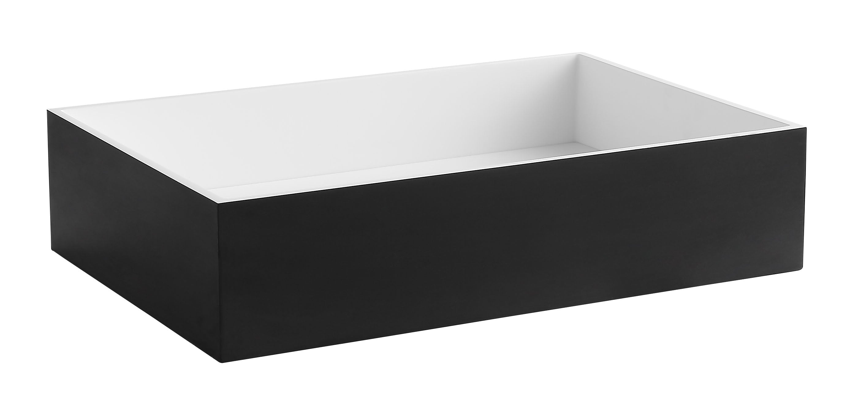 ALFI Brand - Black Matte 20" x 14" Solid Surface Resin Sink | ABRS2014BM ALFI Brand - Black Matte 20" x 14" Solid Surface Resin Sink | ABRS2014BM