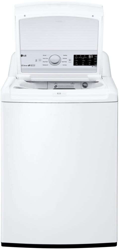 LG - 4.5 Cu. Ft. High-Efficiency Top-Load Washer and LG - 7.3 Cu. Ft. Ultra Large High Efficiency White Gas Dryer LG - 4.5 Cu. Ft. High-Efficiency Top-Load Washer and LG - 7.3 Cu. Ft. Ultra Large High Efficiency White Gas Dryer