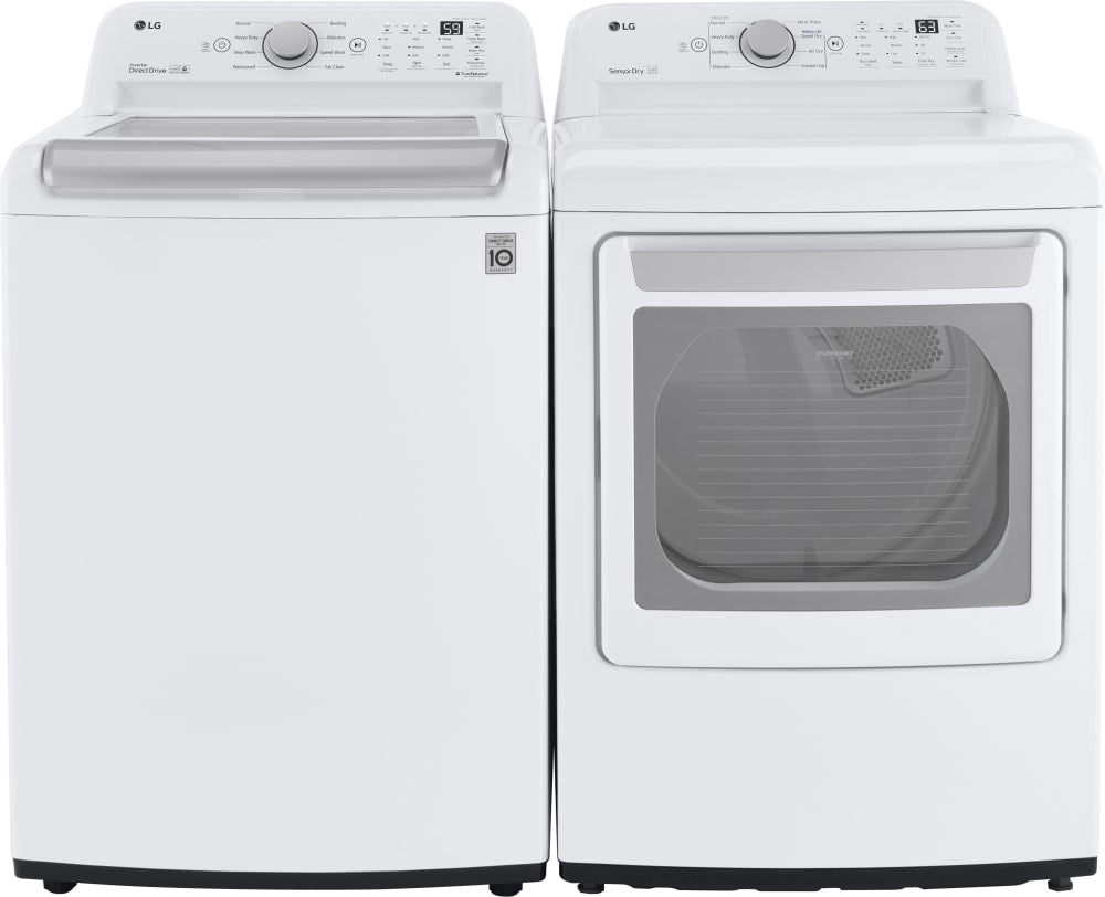 LG - 5.0 cu. ft. Mega Capacity Top Load Washer with TurboDrum™ Technology | WT7150CW LG - 5.0 cu. ft. Mega Capacity Top Load Washer with TurboDrum™ Technology | WT7150CW