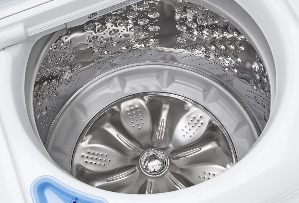 LG - 5.0 cu. ft. Mega Capacity Top Load Washer and LG - 7.3 Cu. Ft. White Ultra Large High Efficiency Gas Dryer LG - 5.0 cu. ft. Mega Capacity Top Load Washer and LG - 7.3 Cu. Ft. White Ultra Large High Efficiency Gas Dryer