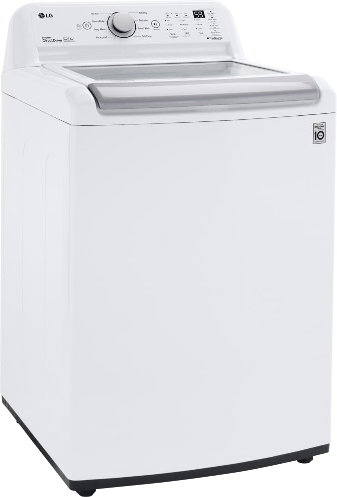 LG - 5.0 cu. ft. Mega Capacity Top Load Washer and LG - 7.3 Cu. Ft. White Ultra Large High Efficiency Gas Dryer LG - 5.0 cu. ft. Mega Capacity Top Load Washer and LG - 7.3 Cu. Ft. White Ultra Large High Efficiency Gas Dryer