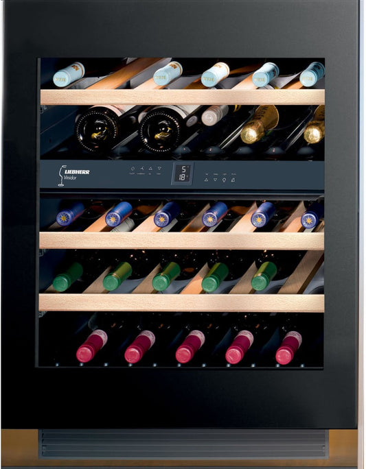 Liebherr - Built-In 24 Inch Wide 34 Bottle Capacity Wine Cooler with TipOpen Door | WUgb 3400