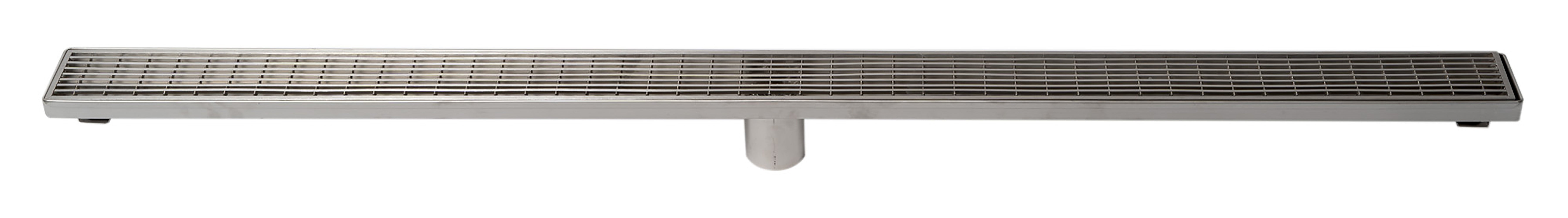 ALFI Brand - 47" Stainless Steel Linear Shower Drain with Groove Lines | ABLD47D ALFI Brand - 47" Stainless Steel Linear Shower Drain with Groove Lines | ABLD47D