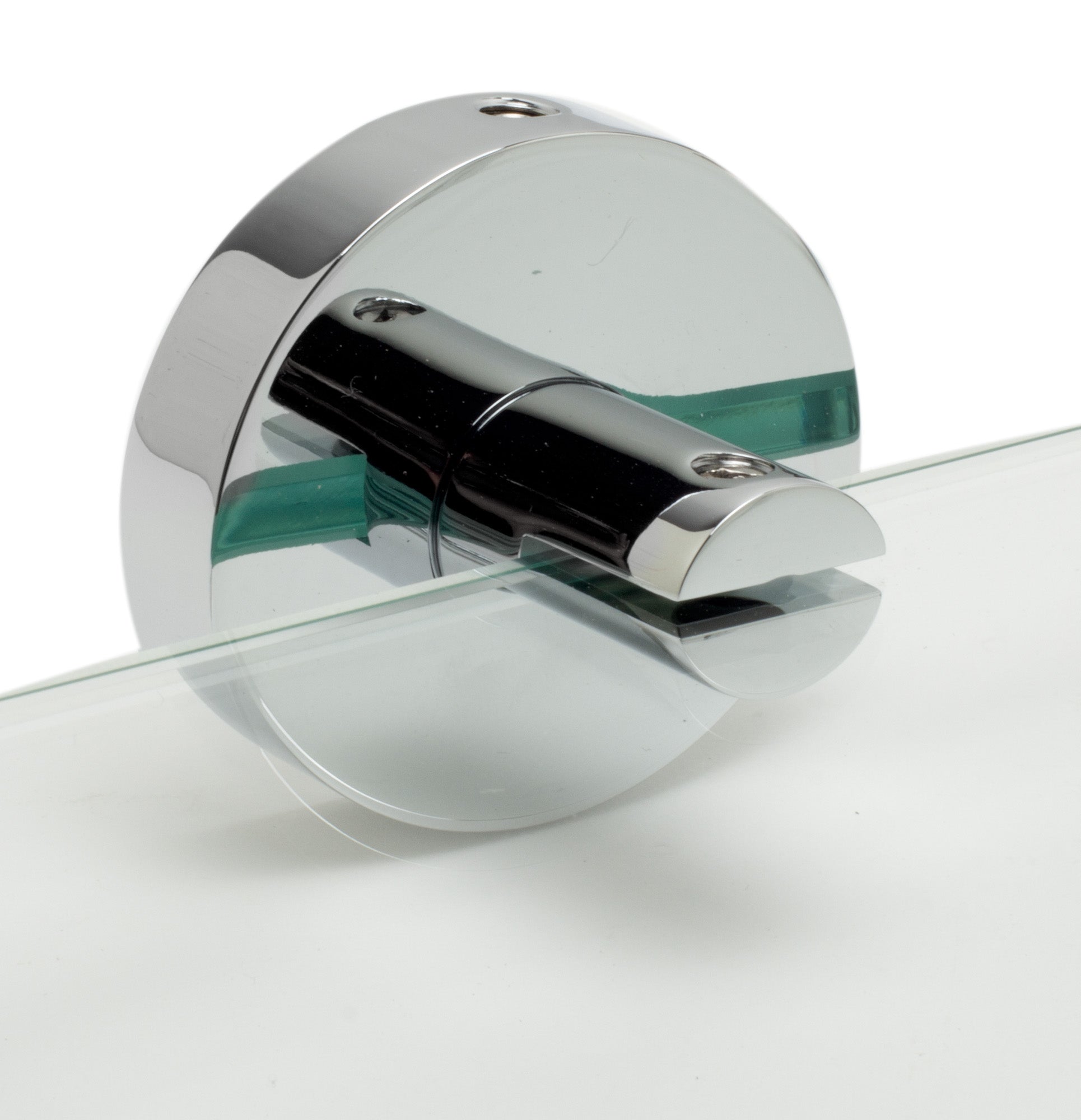ALFI Brand - Polished Chrome Corner Mounted Glass Shower Shelf Bathroom Accessory | AB9546 ALFI Brand - Polished Chrome Corner Mounted Glass Shower Shelf Bathroom Accessory | AB9546