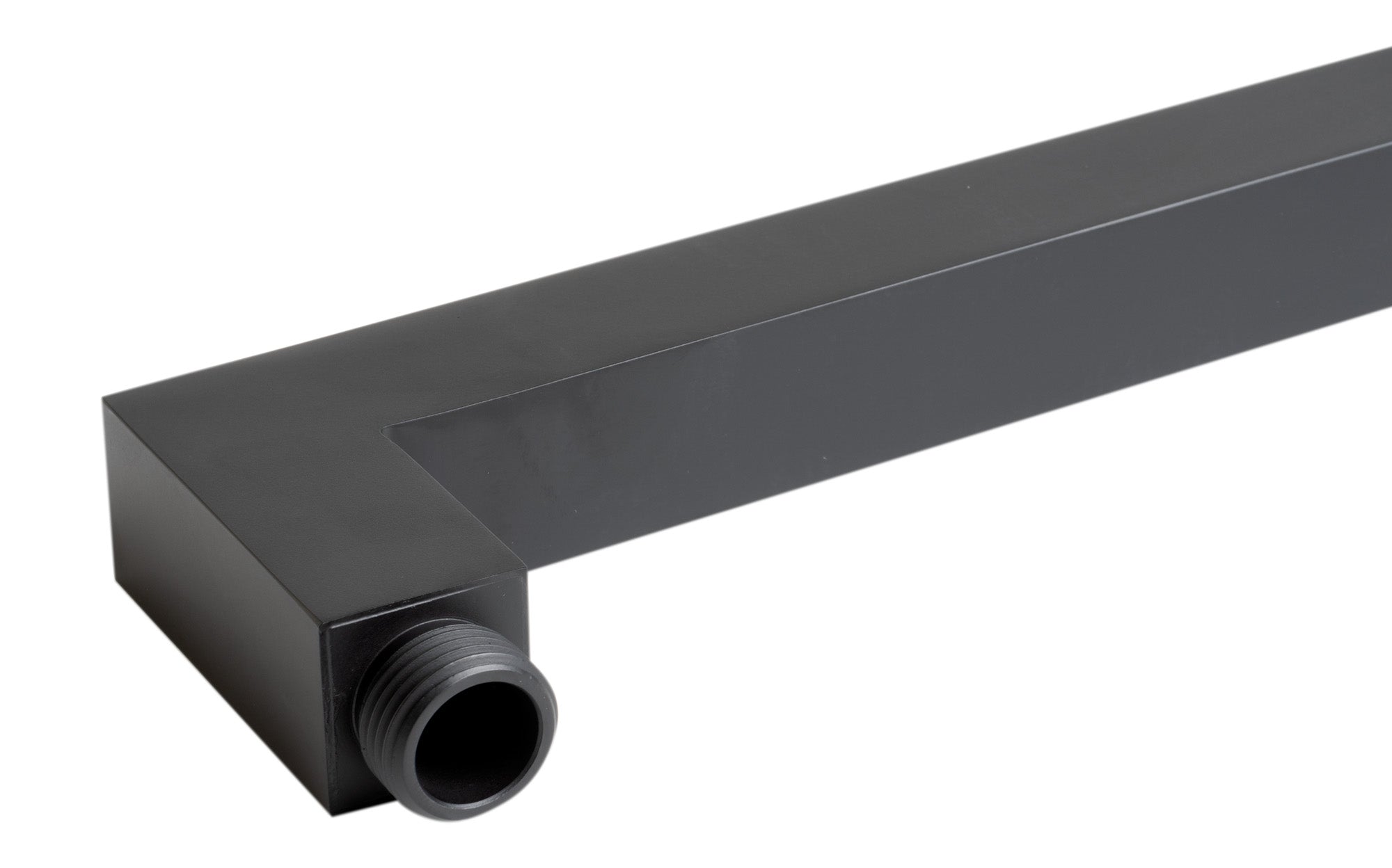 ALFI Brand - Black Matte 16" Square Wall Shower Arm | ABSA16S-BM ALFI Brand - Black Matte 16" Square Wall Shower Arm | ABSA16S-BM