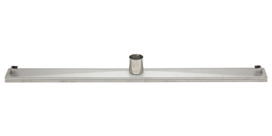 ALFI Brand - 36" Modern Stainless Steel Linear Shower Drain w/o Cover | ABLD36A
