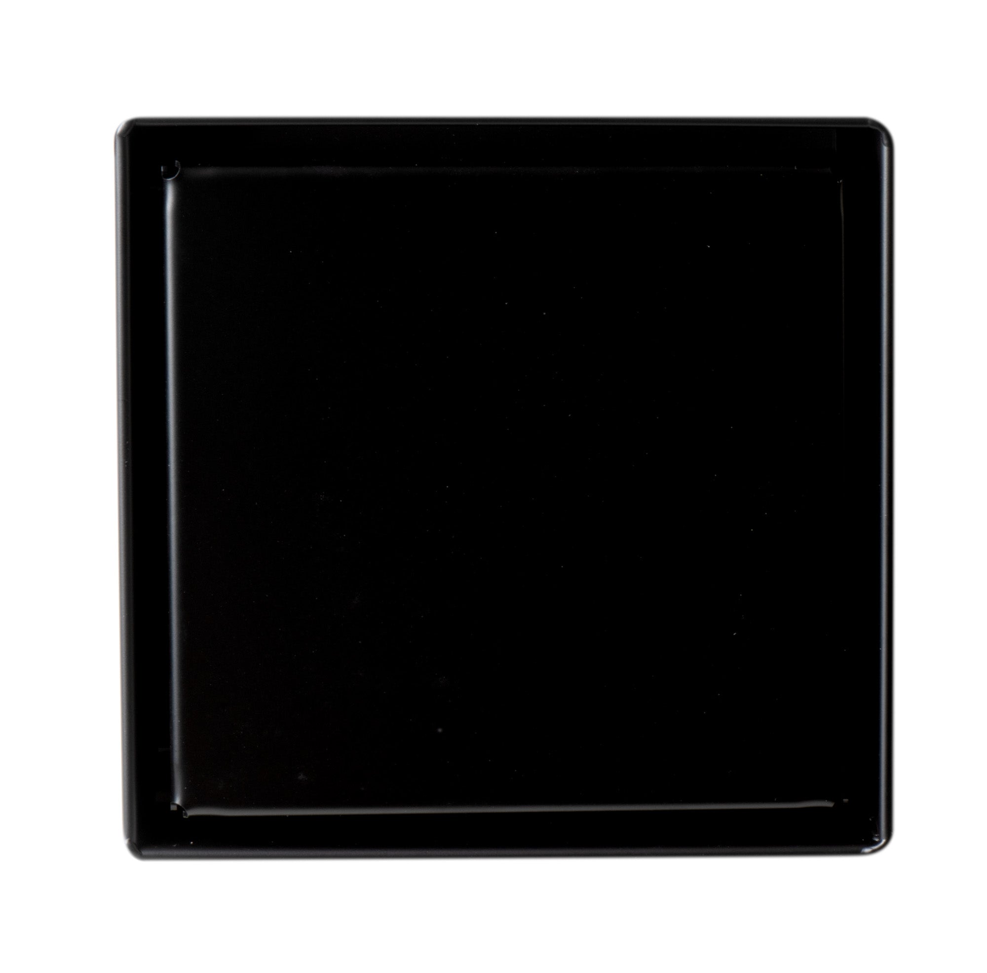 ALFI Brand - 5" x 5" Black Matte Square Stainless Steel Shower Drain with Solid Cover | ABSD55B-BM ALFI Brand - 5" x 5" Black Matte Square Stainless Steel Shower Drain with Solid Cover | ABSD55B-BM