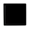 ALFI Brand - 5" x 5" Black Matte Square Stainless Steel Shower Drain with Solid Cover | ABSD55B-BM