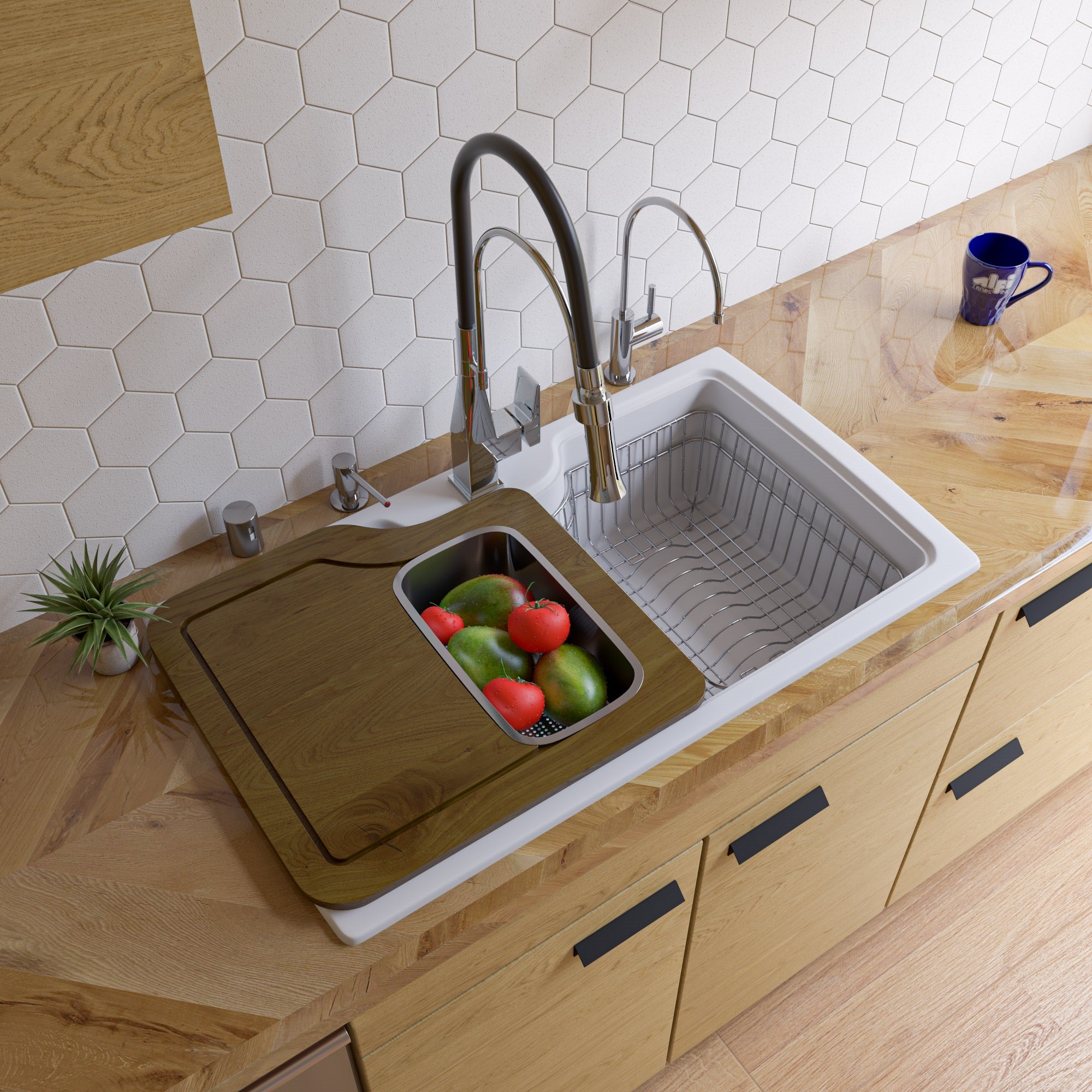 ALFI Brand - Stainless Steel Colander Insert for AB50WCB | AB60SSC ALFI Brand - Stainless Steel Colander Insert for AB50WCB | AB60SSC