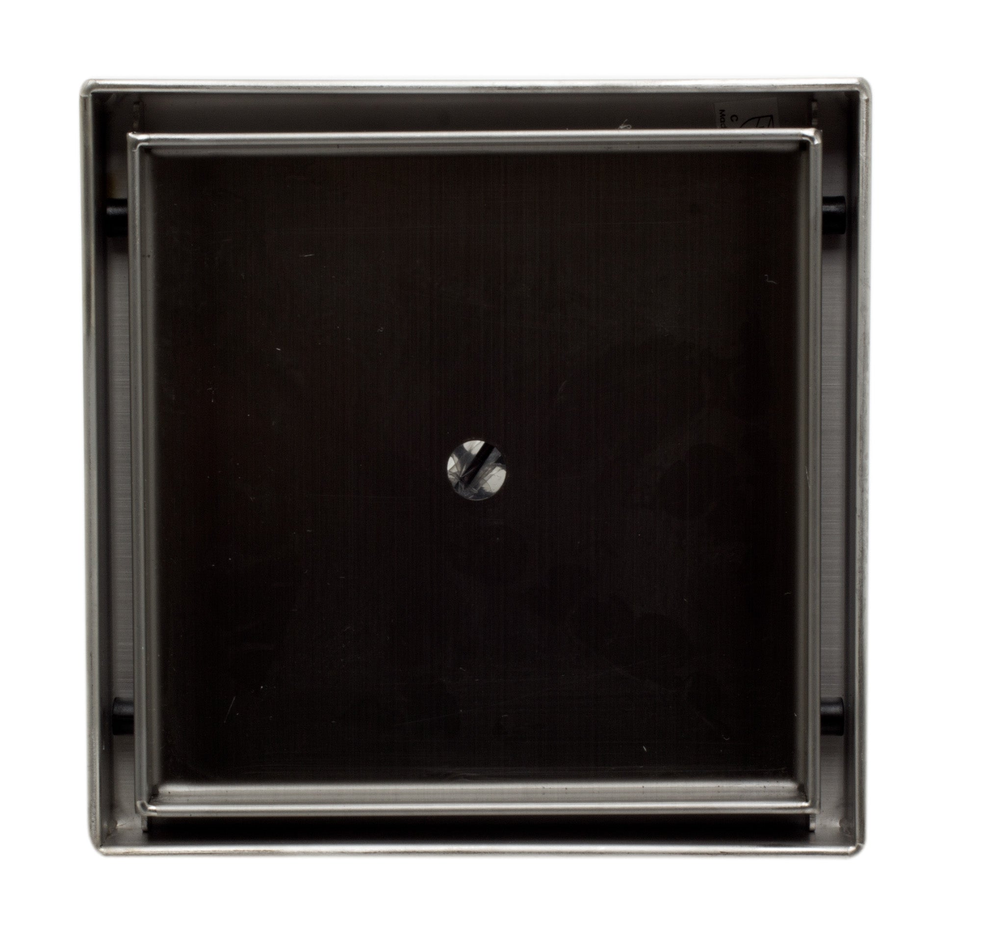 ALFI Brand - 5" x 5" Modern Square Stainless Steel Shower Drain w/o Cover | ABSD55A ALFI Brand - 5" x 5" Modern Square Stainless Steel Shower Drain w/o Cover | ABSD55A