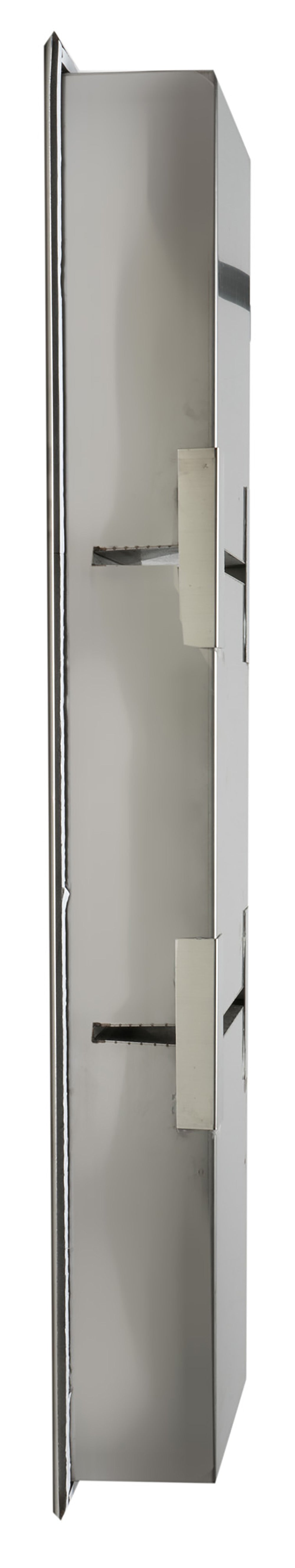ALFI Brand - 8 x 36 Brushed Stainless Steel Vertical Triple Shelf Bath Shower Niche | ABN0836-BSS ALFI Brand - 8 x 36 Brushed Stainless Steel Vertical Triple Shelf Bath Shower Niche | ABN0836-BSS