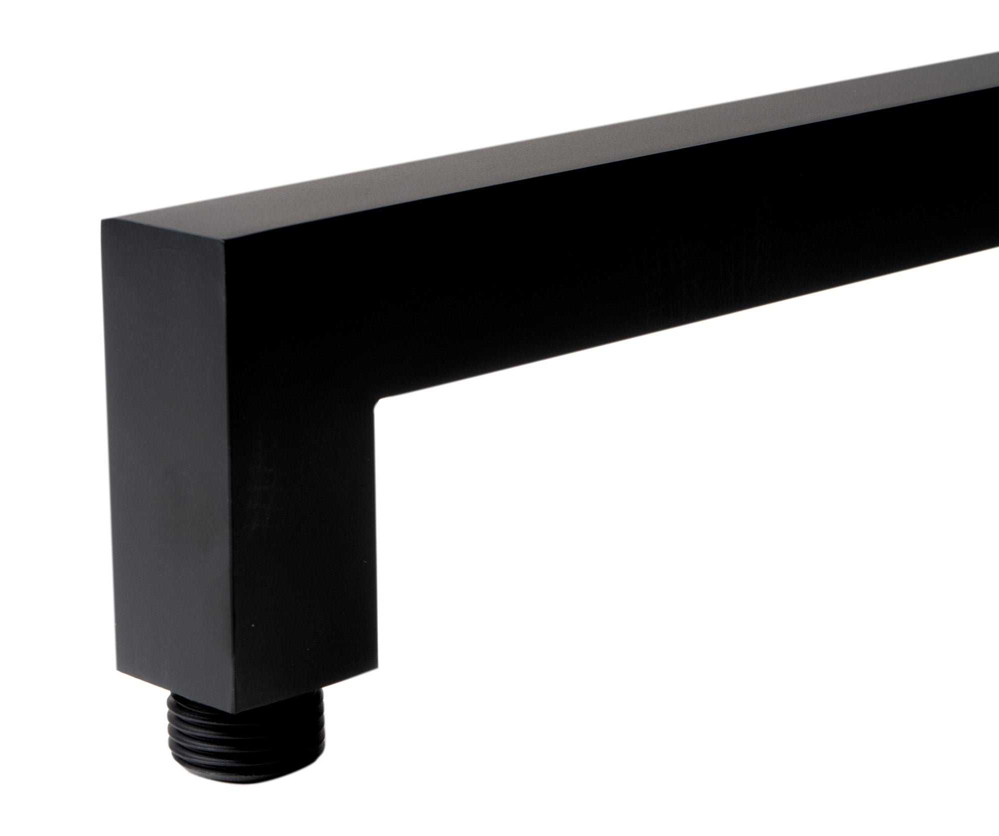ALFI Brand - Black Matte 20" Square Wall Shower Arm | ABSA20S-BM ALFI Brand - Black Matte 20" Square Wall Shower Arm | ABSA20S-BM