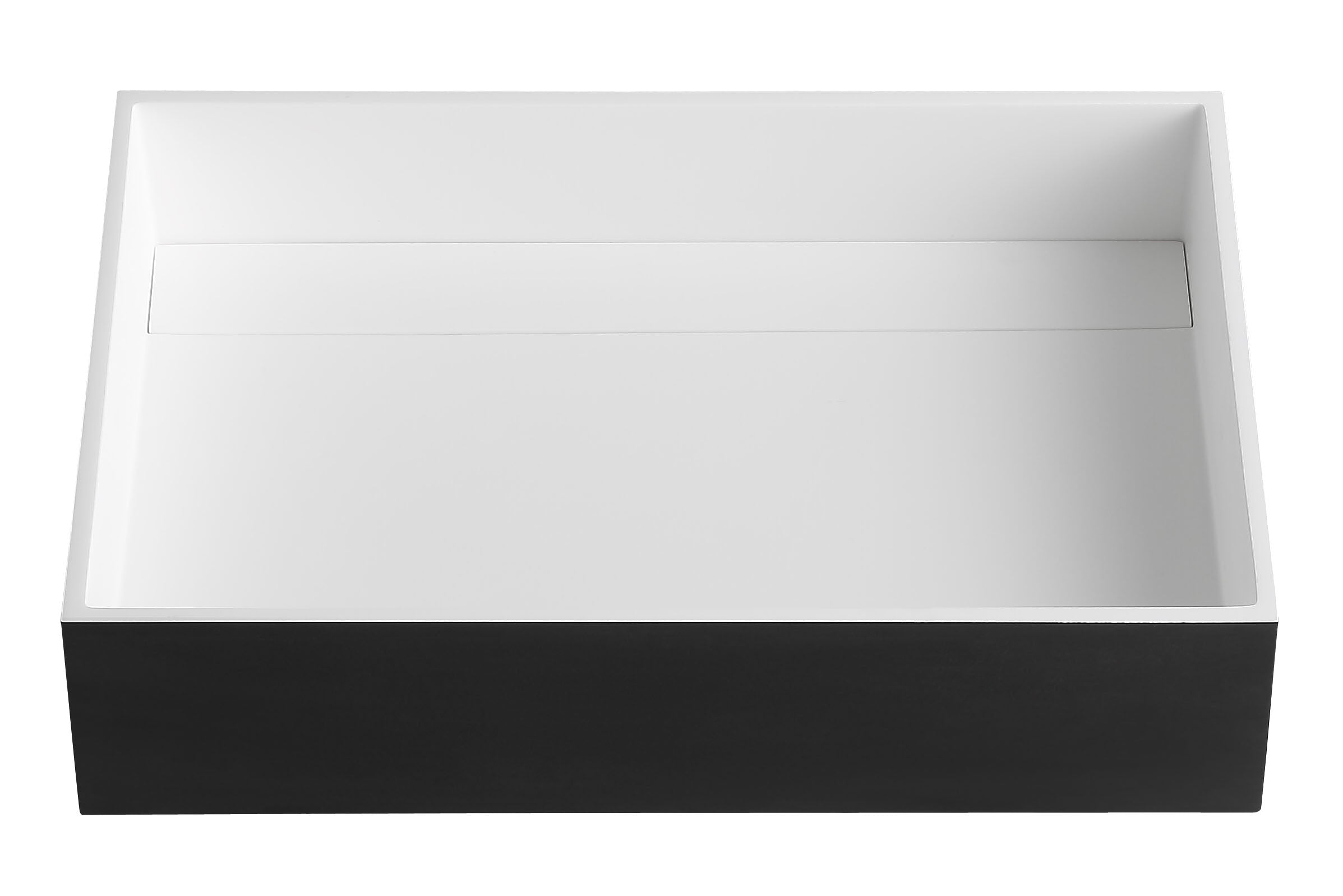 ALFI Brand - Black Matte 20" x 14" Solid Surface Resin Sink | ABRS2014BM ALFI Brand - Black Matte 20" x 14" Solid Surface Resin Sink | ABRS2014BM