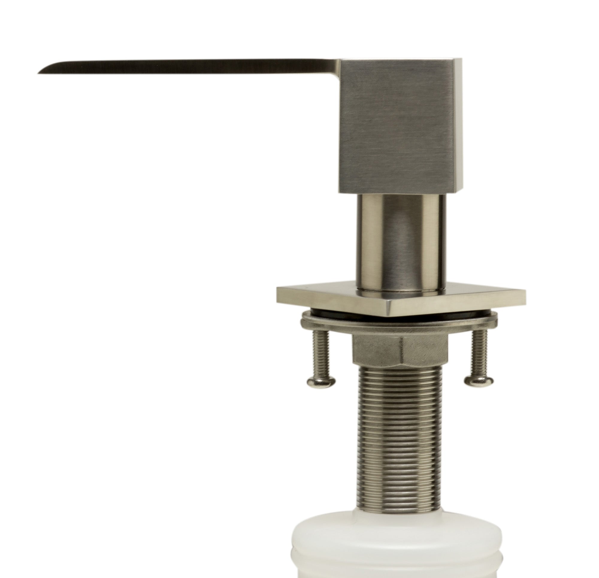 ALFI Brand - Modern Square Brushed Stainless Steel Soap Dispenser | AB5007-BSS ALFI Brand - Modern Square Brushed Stainless Steel Soap Dispenser | AB5007-BSS