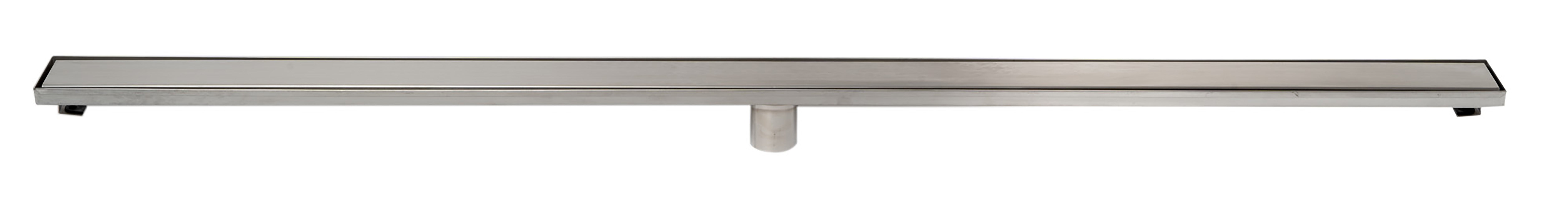 ALFI Brand - 59" Brushed Stainless Steel Linear Shower Drain with Solid Cover | ABLD59B-BSS ALFI Brand - 59" Brushed Stainless Steel Linear Shower Drain with Solid Cover | ABLD59B-BSS