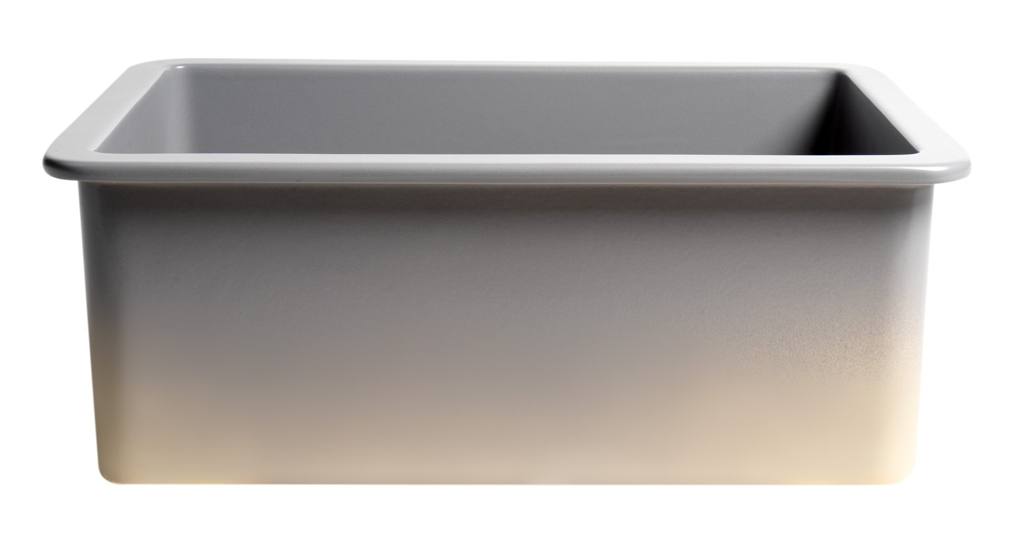 ALFI Brand - Gray Matte 27" x 18" Fireclay Undermount / Drop In Firelcay Kitchen Sink | ABF2718UD-GM ALFI Brand - Gray Matte 27" x 18" Fireclay Undermount / Drop In Firelcay Kitchen Sink | ABF2718UD-GM