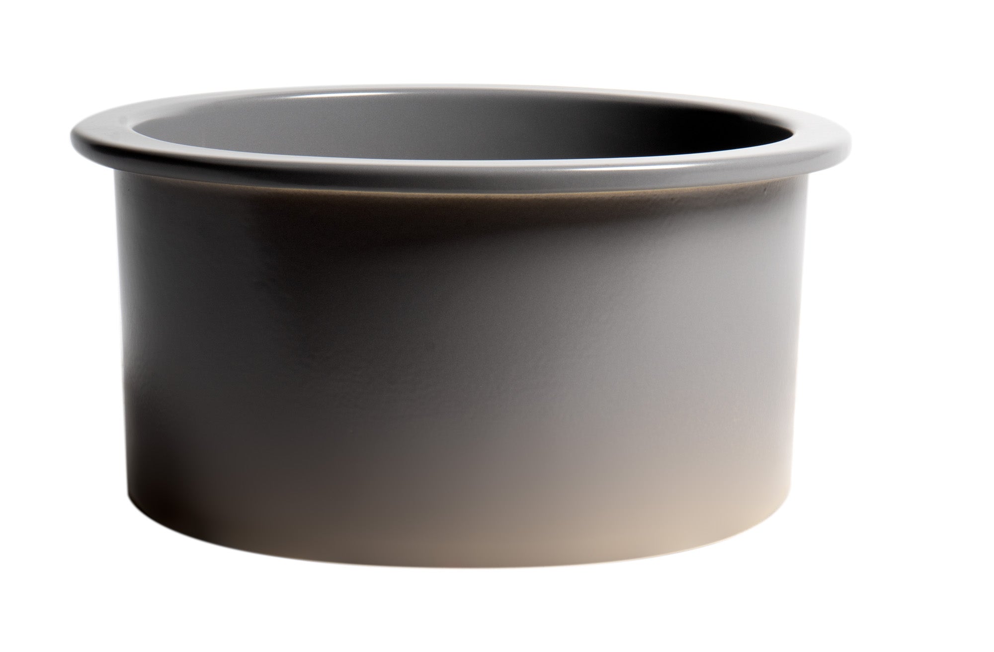ALFI Brand - Gray Matte Round 18" x 18" Undermount / Drop In Fireclay Prep Sink | ABF1818R-GM ALFI Brand - Gray Matte Round 18" x 18" Undermount / Drop In Fireclay Prep Sink | ABF1818R-GM