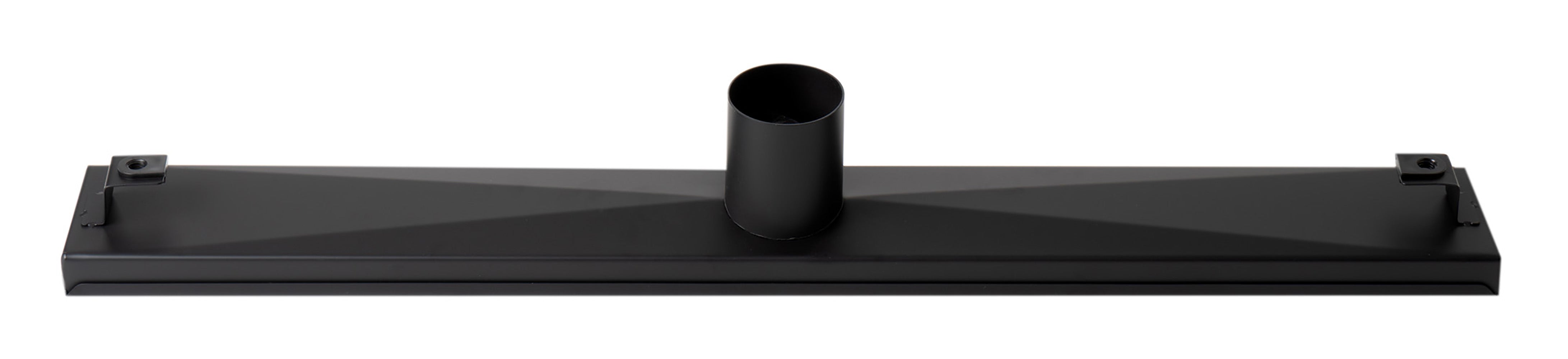 ALFI Brand - 24" Black Matte Stainless Steel Linear Shower Drain with Solid Cover | ABLD24B-BM ALFI Brand - 24" Black Matte Stainless Steel Linear Shower Drain with Solid Cover | ABLD24B-BM