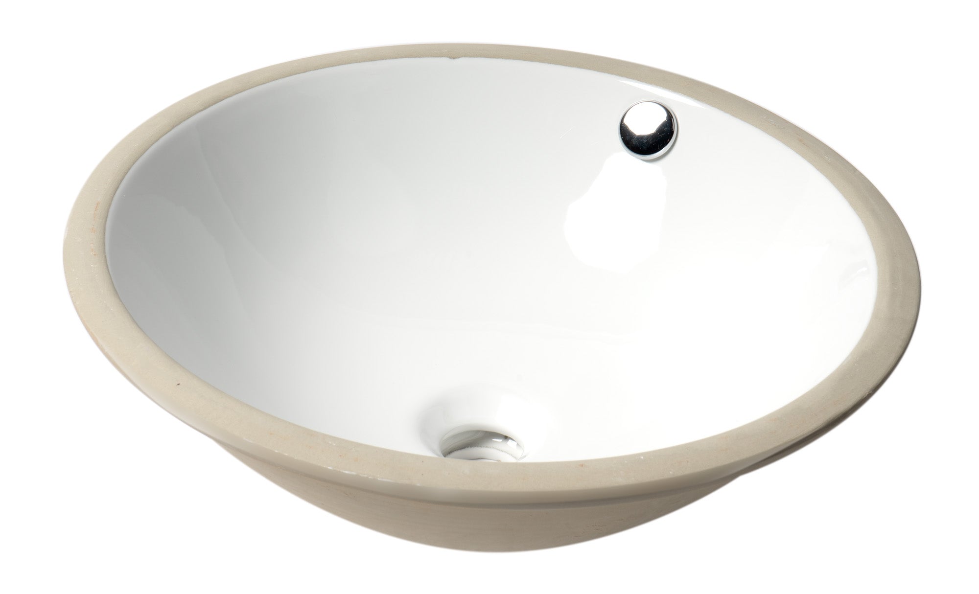 ALFI Brand - White 17" Round Undermount Ceramic Sink | ABC601 ALFI Brand - White 17" Round Undermount Ceramic Sink | ABC601