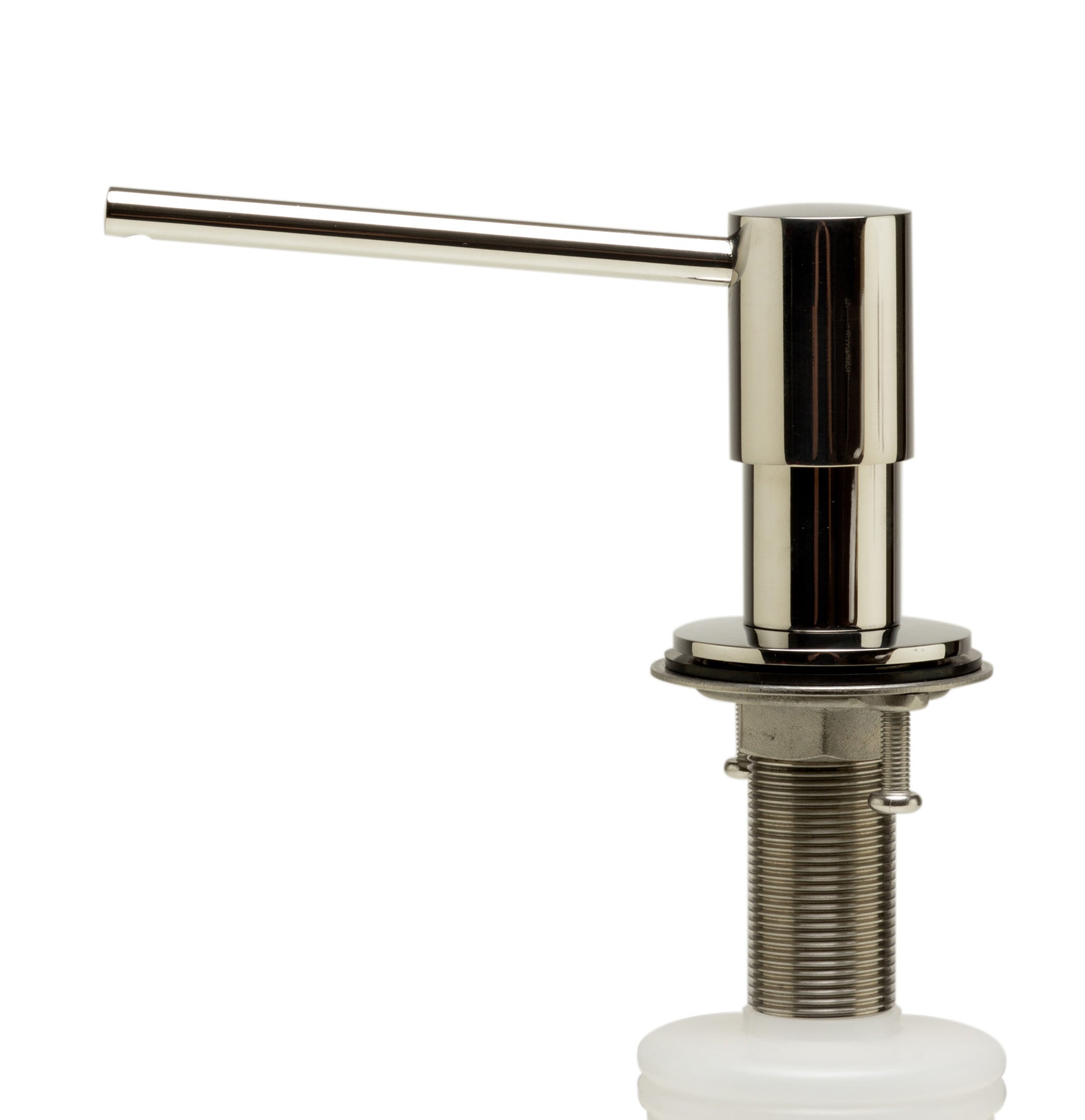 ALFI Brand - Modern Round Polished Stainless Steel Soap Dispenser | AB5006-PSS ALFI Brand - Modern Round Polished Stainless Steel Soap Dispenser | AB5006-PSS