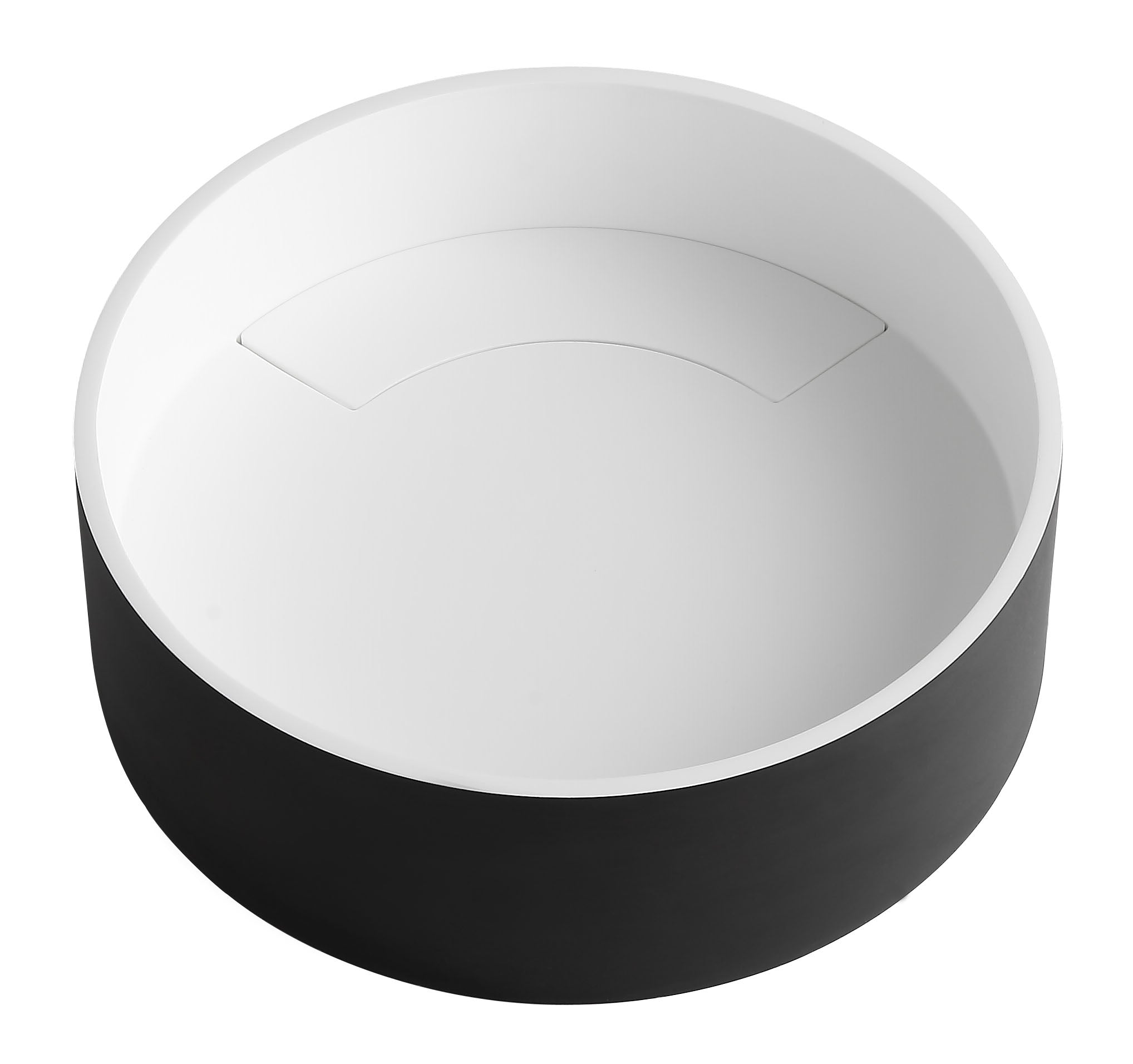 ALFI Brand - Black Matte 15" Round Solid Surface Resin Sink | ABRS15RBM ALFI Brand - Black Matte 15" Round Solid Surface Resin Sink | ABRS15RBM
