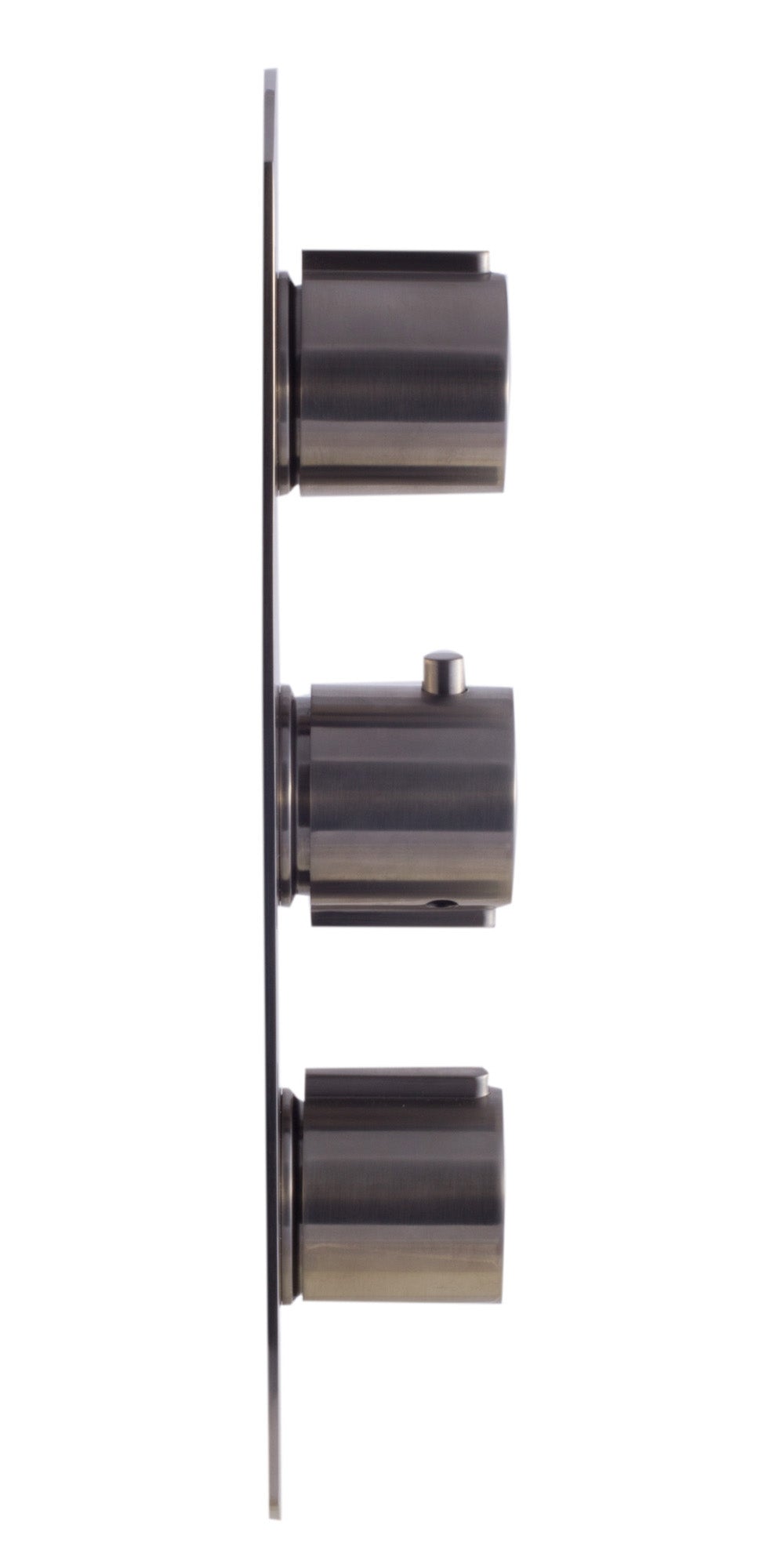 ALFI Brand - Brushed Nickel Round 2 Way Thermostatic Shower Mixer | AB3901-BN ALFI Brand - Brushed Nickel Round 2 Way Thermostatic Shower Mixer | AB3901-BN