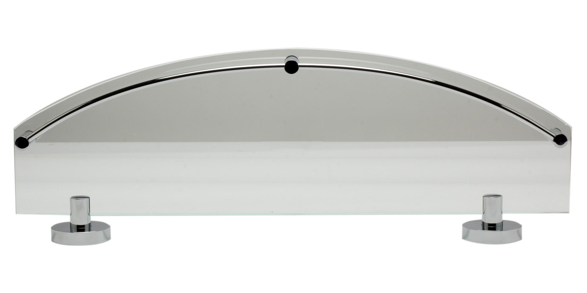 ALFI Brand - Polished Chrome Wall Mounted Glass Shower Shelf Bathroom Accessory | AB9547 ALFI Brand - Polished Chrome Wall Mounted Glass Shower Shelf Bathroom Accessory | AB9547