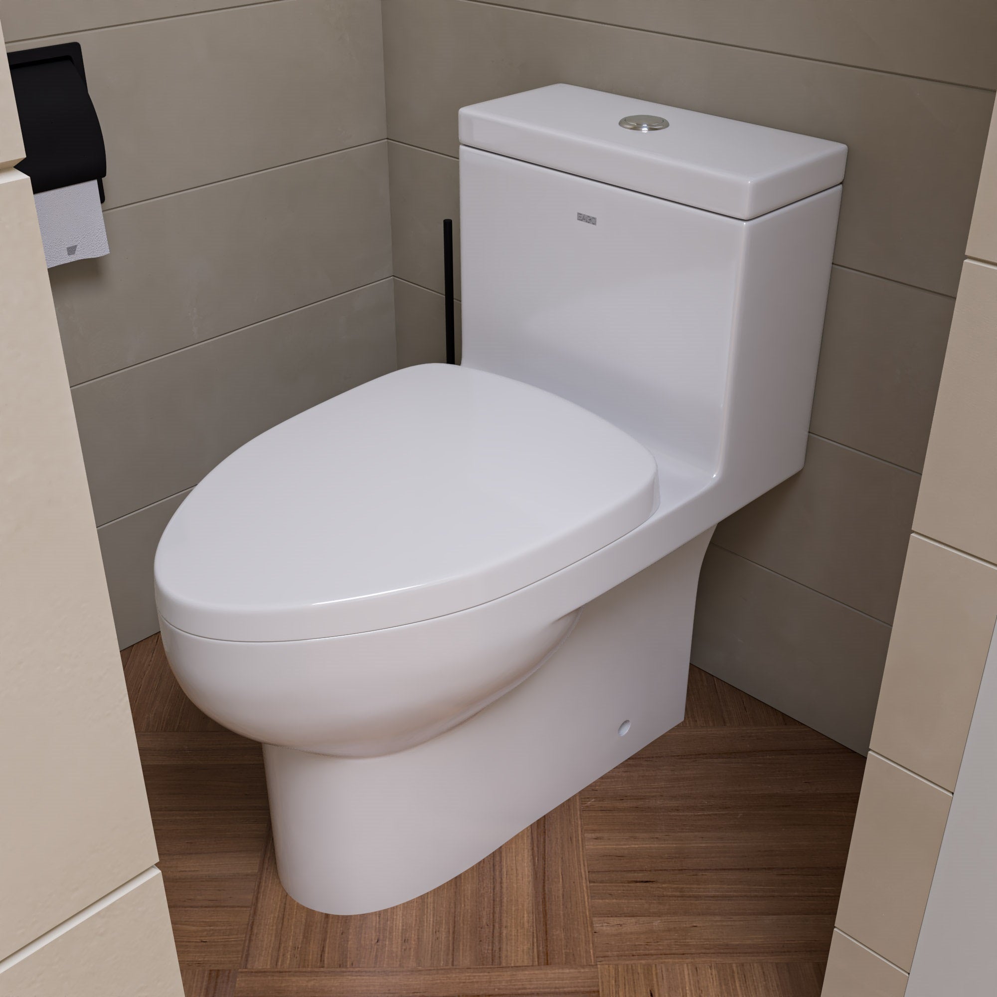 EAGO - DUAL FLUSH ONE PIECE ECO-FRIENDLY HIGH EFFICIENCY LOW FLUSH CERAMIC TOILET | TB359 EAGO - DUAL FLUSH ONE PIECE ECO-FRIENDLY HIGH EFFICIENCY LOW FLUSH CERAMIC TOILET | TB359