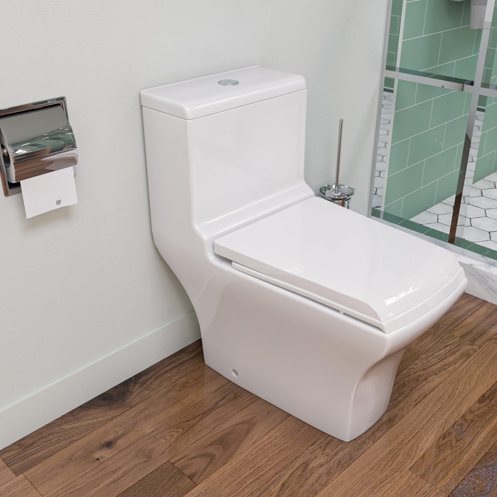 EAGO - DUAL FLUSH ONE PIECE ECO-FRIENDLY HIGH EFFICIENCY LOW FLUSH CERAMIC TOILET | TB356 EAGO - DUAL FLUSH ONE PIECE ECO-FRIENDLY HIGH EFFICIENCY LOW FLUSH CERAMIC TOILET | TB356