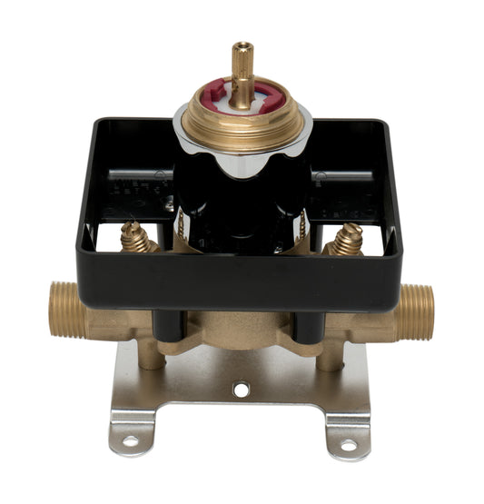 ALFI Brand - Polished Chrome Modern Square Pressure Balanced Shower Mixer | AB6701-PC