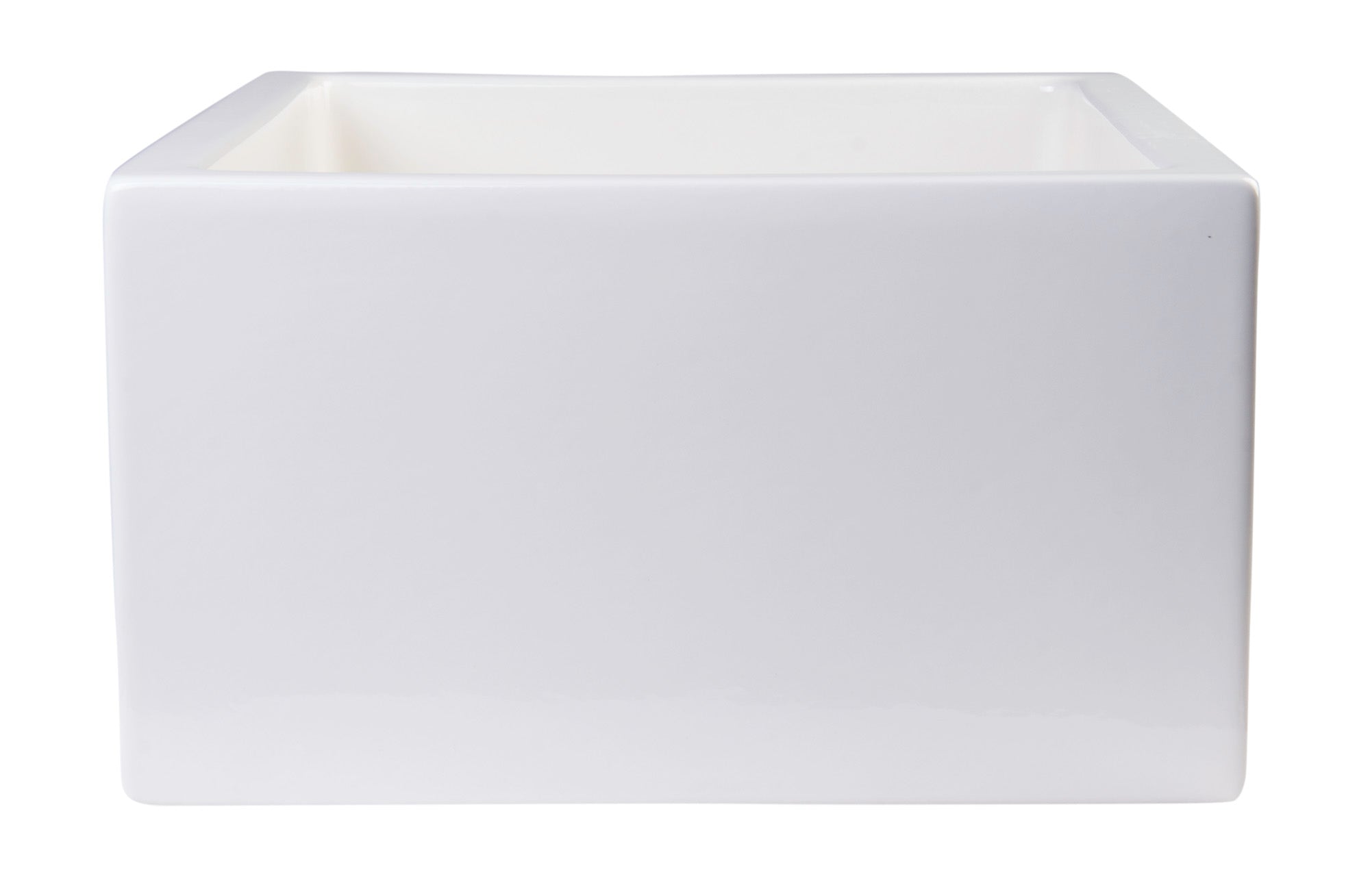 ALFI Brand - 24" Biscuit Arched Apron Thick Wall Fireclay Single Bowl Farm Sink | AB2418ARCH-B ALFI Brand - 24" Biscuit Arched Apron Thick Wall Fireclay Single Bowl Farm Sink | AB2418ARCH-B
