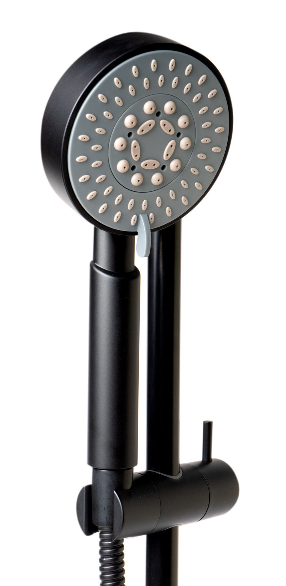 ALFI Brand - Black Matte Round Sliding Rail Hand Shower Set | AB7938-BM ALFI Brand - Black Matte Round Sliding Rail Hand Shower Set | AB7938-BM