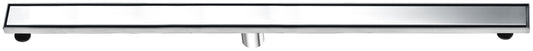 ALFI Brand - 47" Polished Stainless Steel Linear Shower Drain with Solid Cover | ABLD47B-PSS