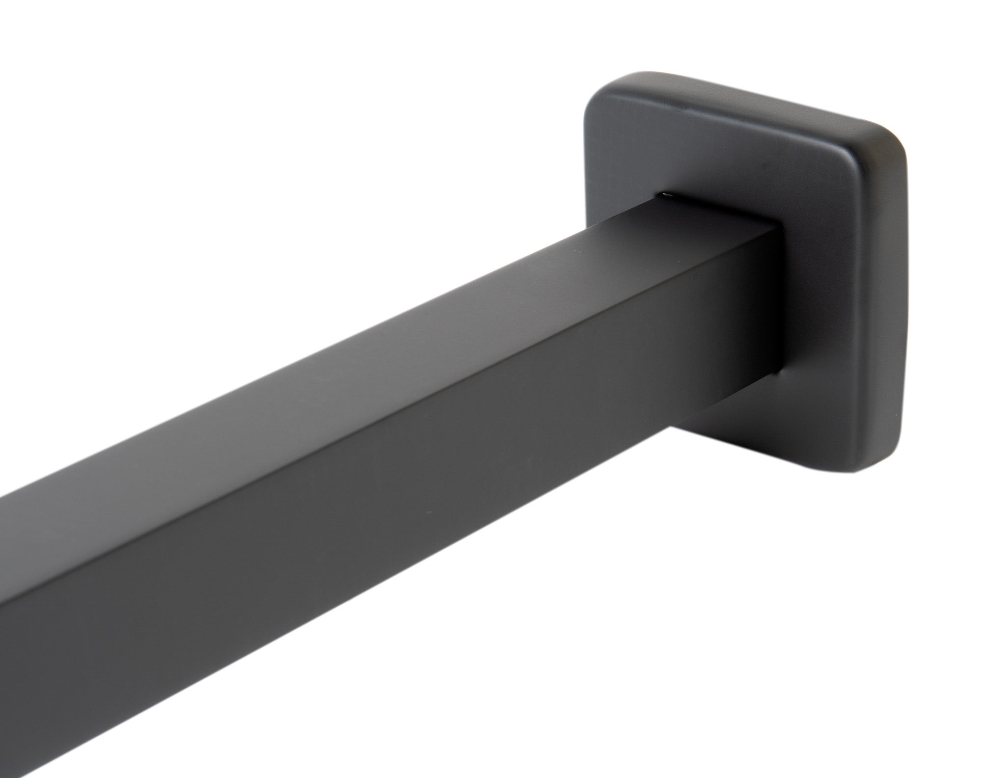 ALFI Brand - Black Matte 16" Square Wall Shower Arm | ABSA16S-BM ALFI Brand - Black Matte 16" Square Wall Shower Arm | ABSA16S-BM