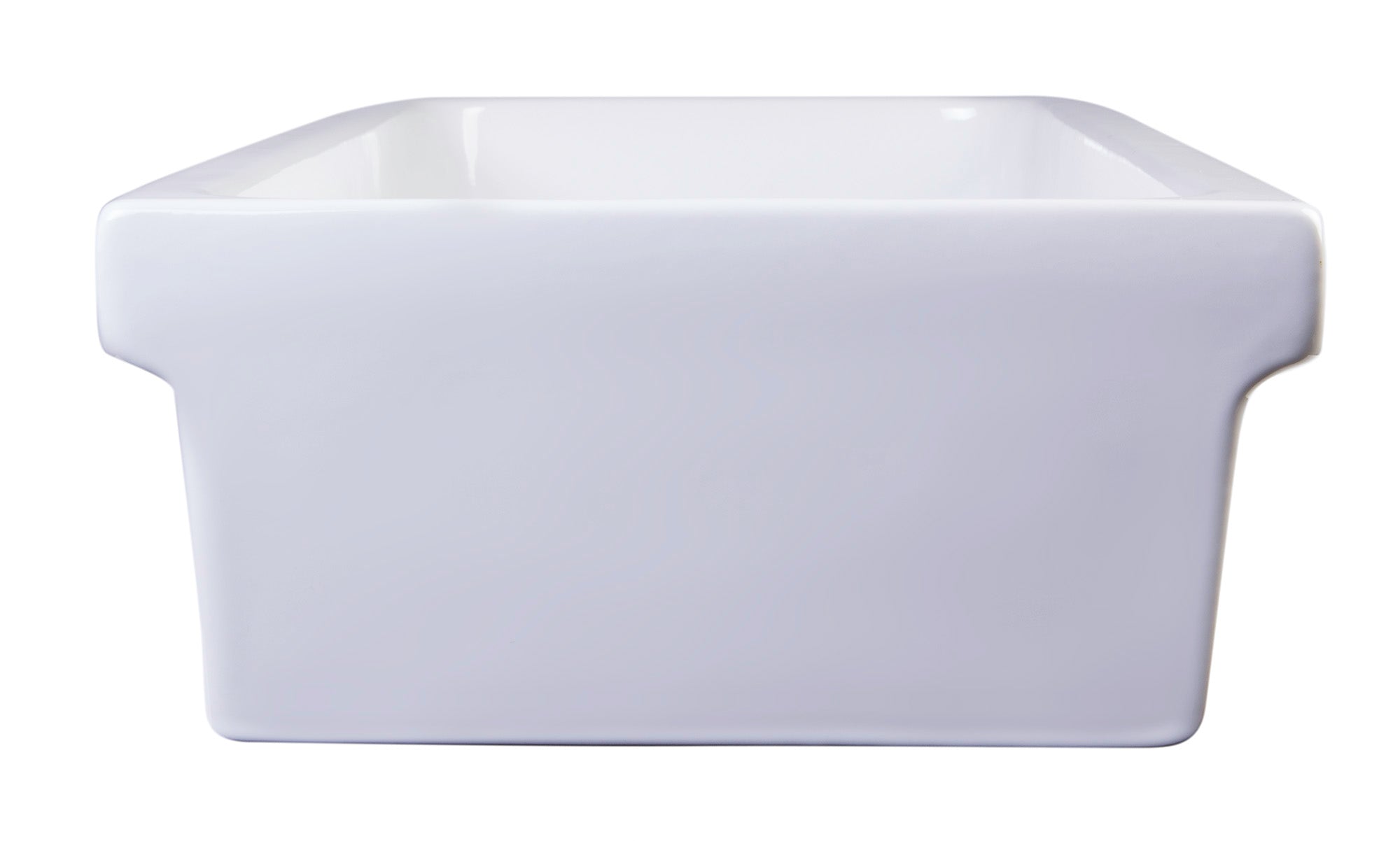 ALFI Brand - 48" White Above Mount Fireclay Bath Trough Sink | AB48TR ALFI Brand - 48" White Above Mount Fireclay Bath Trough Sink | AB48TR