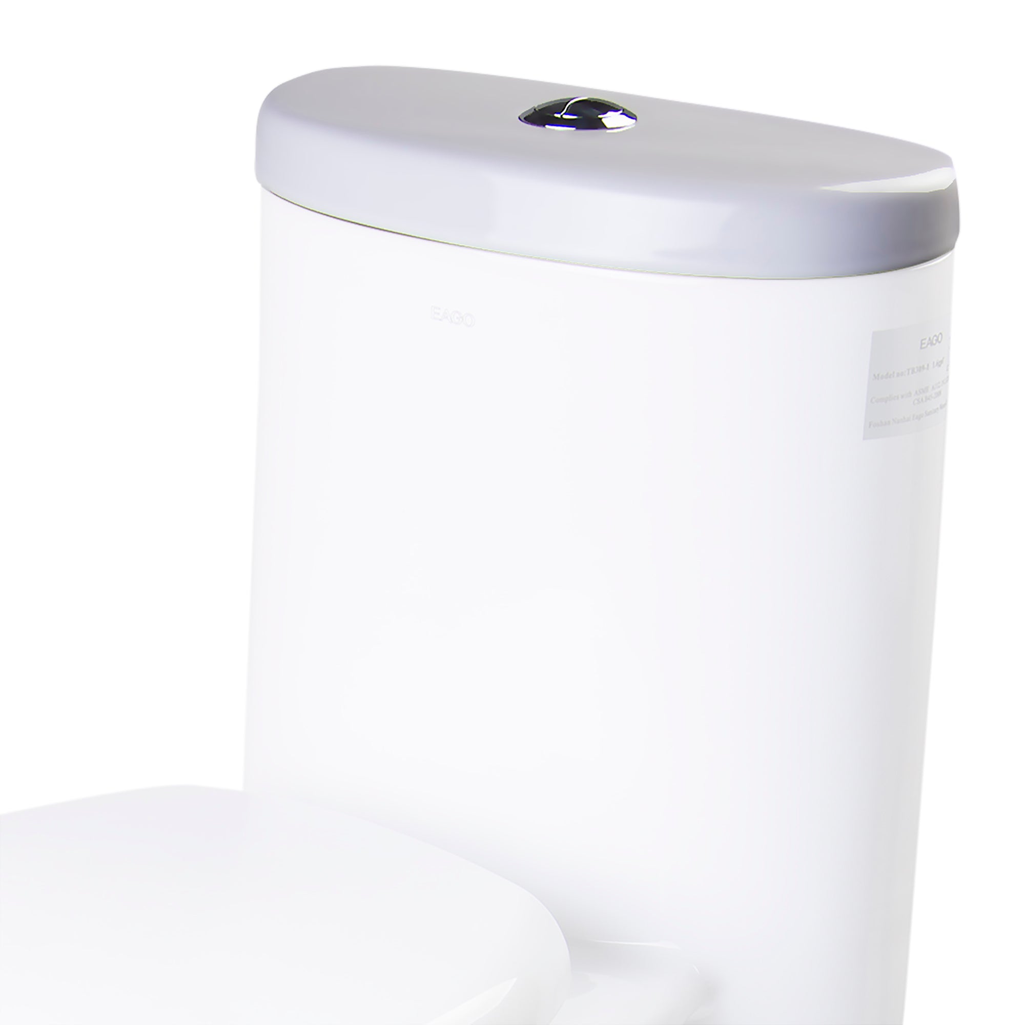 EAGO - Replacement Ceramic Toilet Lid for TB309 | R-309LID EAGO - Replacement Ceramic Toilet Lid for TB309 | R-309LID