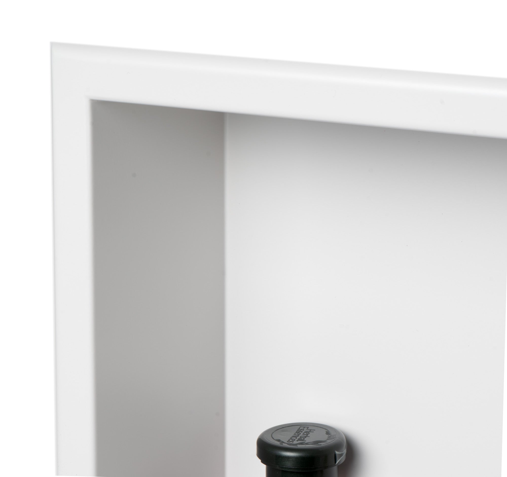 ALFI Brand - 16" x 16" White Matte Stainless Steel Square Single Shelf Bath Shower Niche | ABNC1616-W ALFI Brand - 16" x 16" White Matte Stainless Steel Square Single Shelf Bath Shower Niche | ABNC1616-W